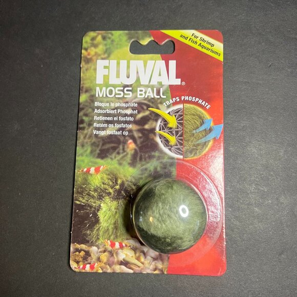 Fluval Decorative Artificial Moss Ball for Freshwater Shrimp & Fish Aquariums - Picture 1 of 4